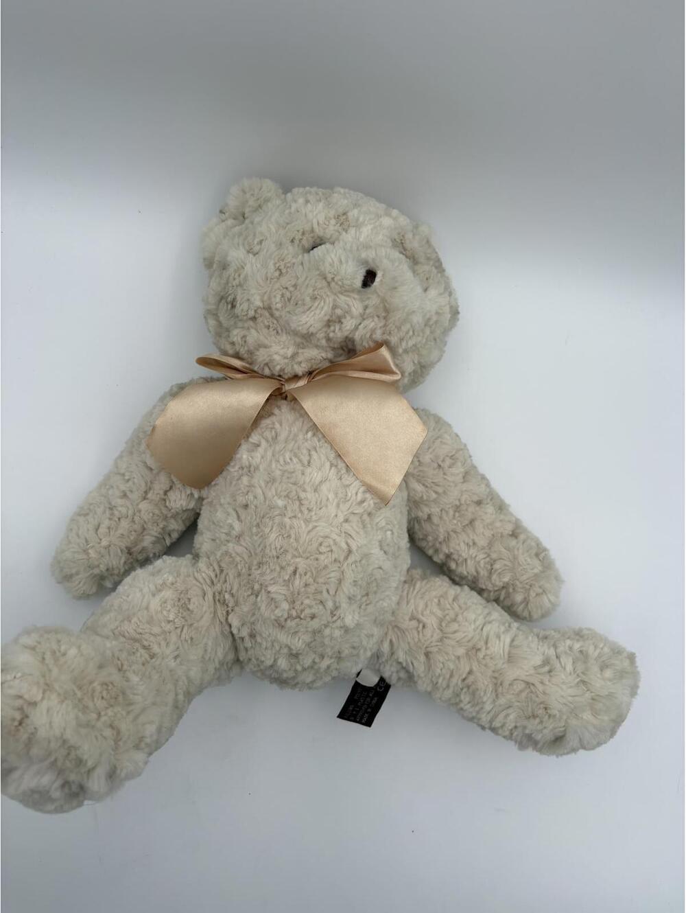 The Bearington Collection 16” 2008 NWT Toby Plush Bear with Satin Bow Teddy Bear - Picture 7 of 7